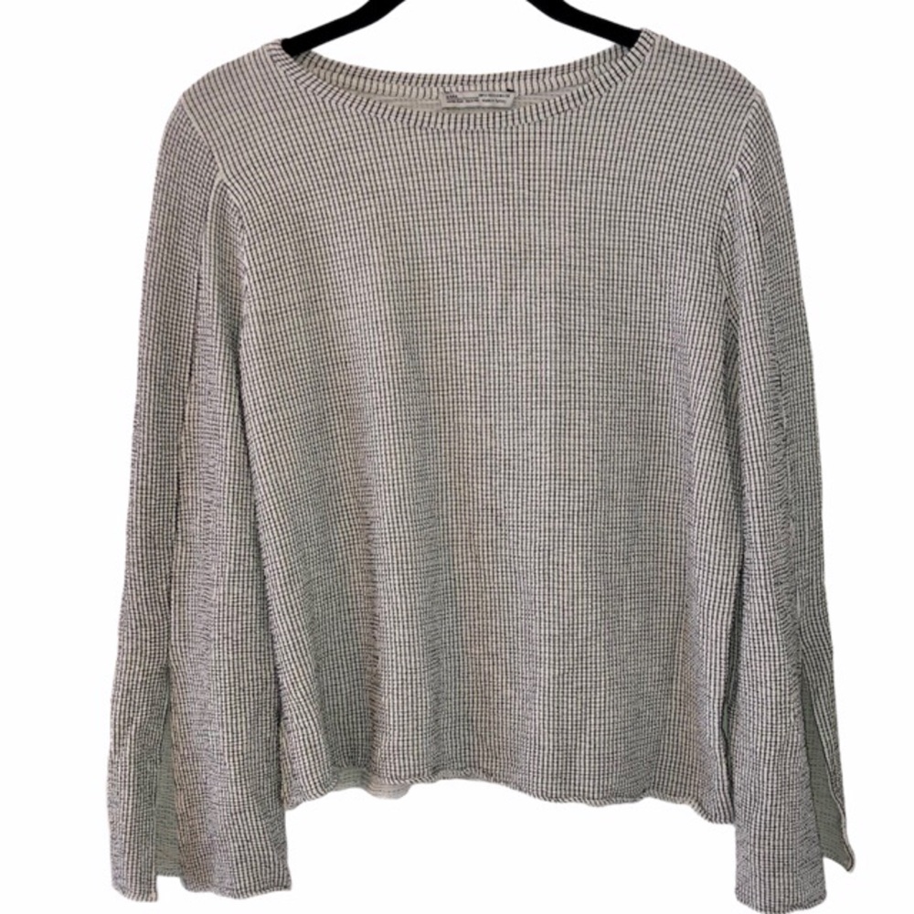 Zara Basic Collection Black/White Sweatshirt - image 2